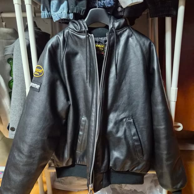 슈프림 X 벤슨 래더후드 워크자켓