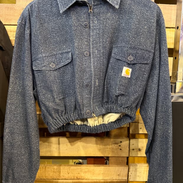 칼하트 리메이크 크롭 셔츠 자켓