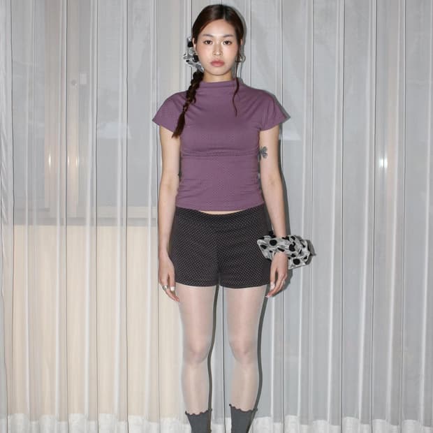 KÜL 큘 Dotty shorts [Brown]