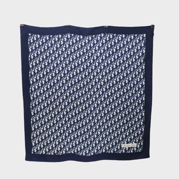 크리스찬 디올 실크 스카프 66996