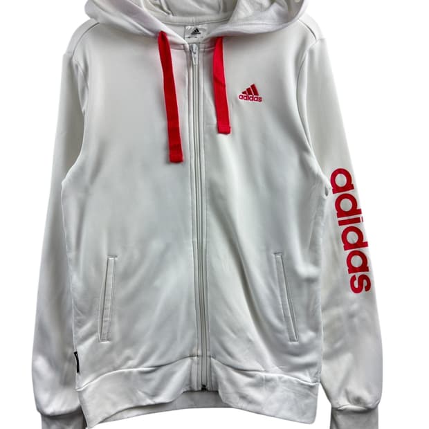 아디다스 화이트핑크 후드플락1584