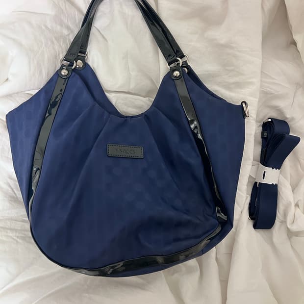 Y'saccs 도트 나일론 숄더백