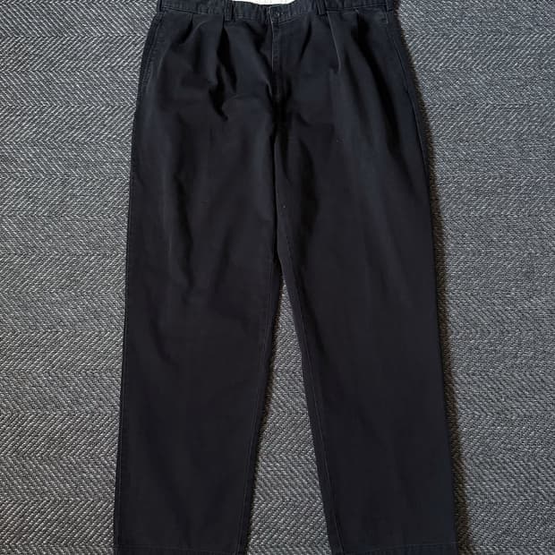 (36) 90s 폴로 랄프로렌 앤드류 더블 플리츠 치노 팬츠