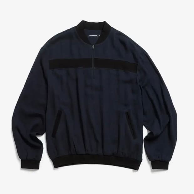 해칭룸 Archive pullover short dark navy 3