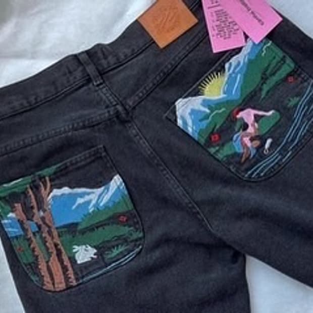 까르네 볼렌테 fountain halt jean 1size
