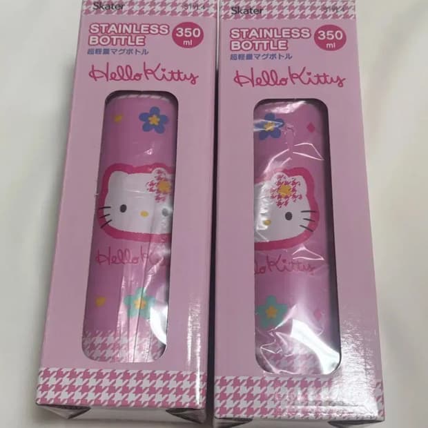 산리오 스케이터 헬로키티 350ml 스테인리스 보틀