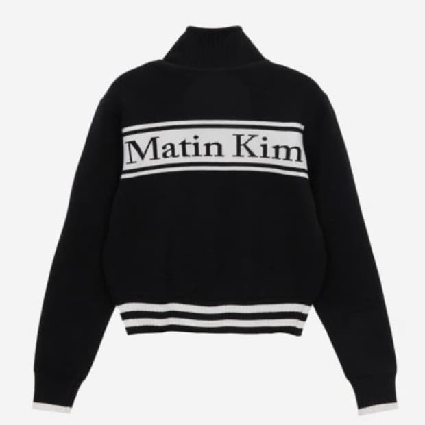 마뗑킴 니트집업 M