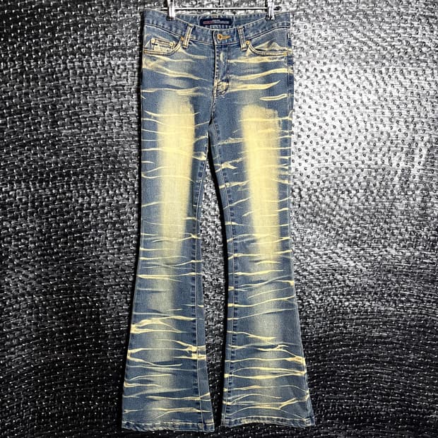 Kesson 플레어 워싱 부츠컷 데님진