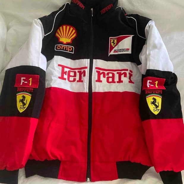 (무료배송, 새상품) F1 페라리 자켓 빈티지 올드스쿨 레이싱 봄버