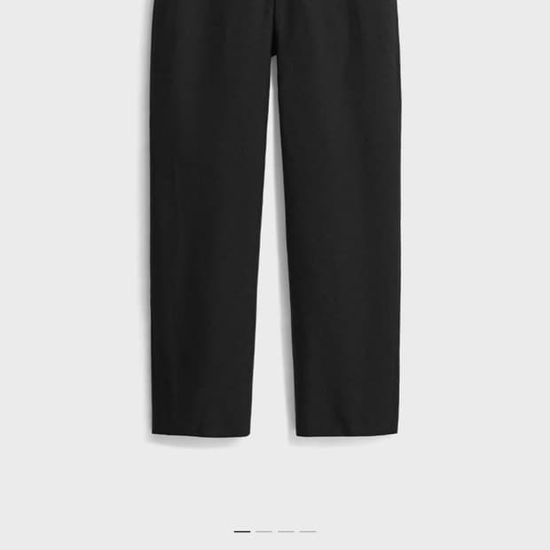 (5)포터리 울테이퍼트 블랙 팬츠