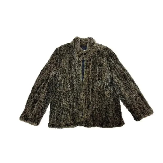 Vtg 브라운 퍼자켓