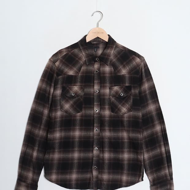 Lation Check Western Shirts