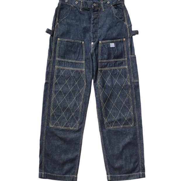 캐피탈 11.5온즈 데님 럼버 팬츠 인디고 4사이즈
