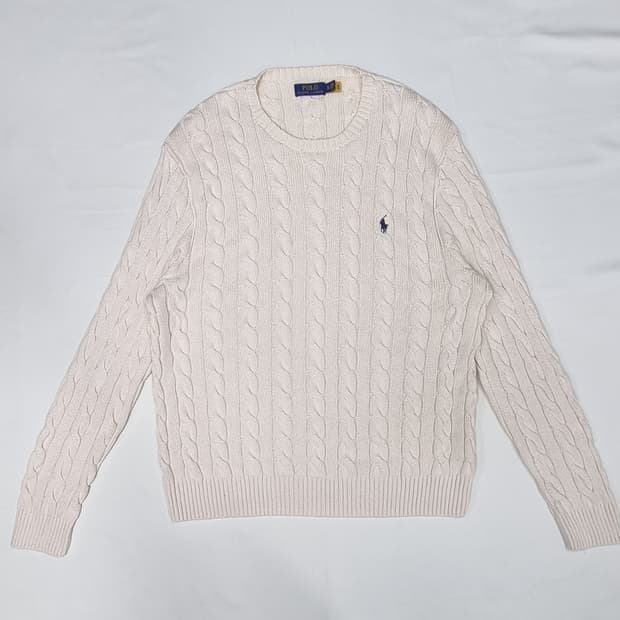 폴로랄프로렌 케이블 니트 코튼 니트 XL _ 남성