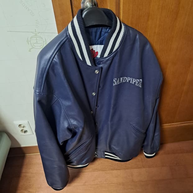 샌드파이퍼 레더 바시티 2사이즈