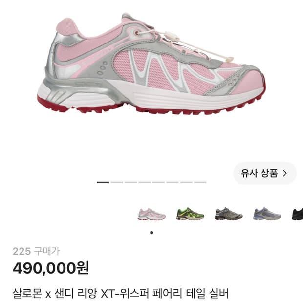 살로몬 x 샌디 리앙 XT-위스퍼 페어리 테일 실버