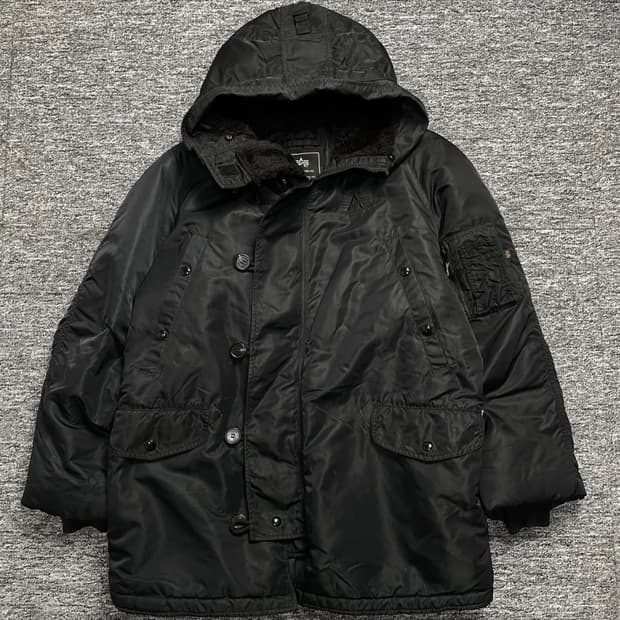 알파인더스트리 N-3B 블랙 M