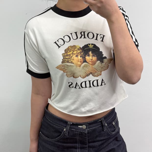 [XS] 아디다스 X 피오루치 프린팅 반팔 