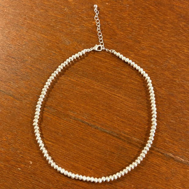 새상품 신주 실버코팅 육각 목걸이