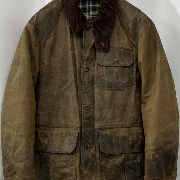 폴로 랄프로렌 인디언헤드 왁스드 코듀로이 모호크 헌팅 필드자켓