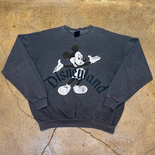 레어 90s 미국 빈티지 디즈니 미키마우스 맨투맨