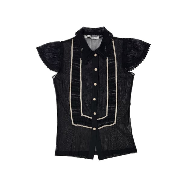 Ray Beams lace fairy top