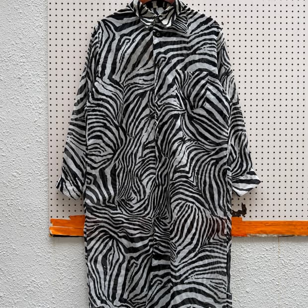 JUNYA WATANABE 준야와타나베 꼼데가르송 레오파드 롱셔츠