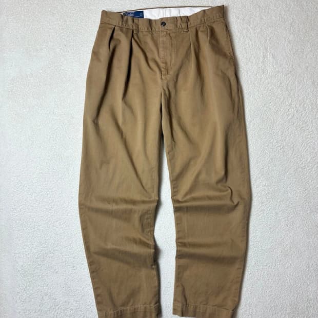 폴로 랄프로렌 00's 투턱 스트레이트 치노 팬츠 PN6513