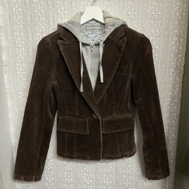 natural couture 후드 자켓