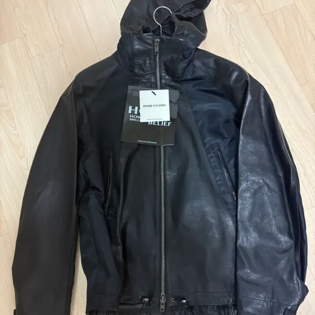 [m] hgbb studio 레더자켓