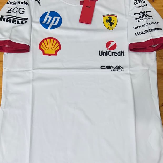 F1 페라리 반팔 유니폼 새상품