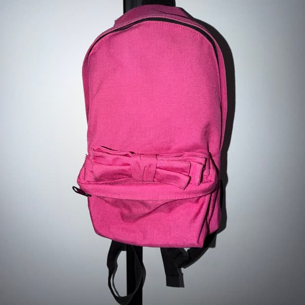 꼼데가르송 걸 리본 백팩