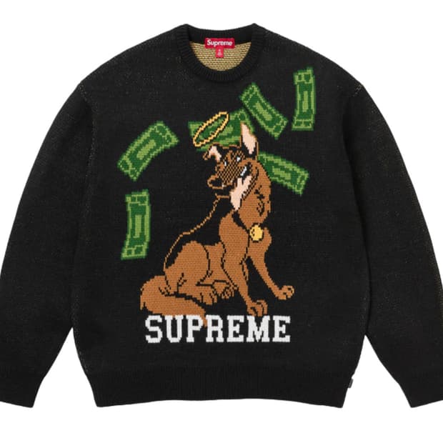 슈프림 올 독스 고 투 헤븐 스웨터 블랙 - 25FW