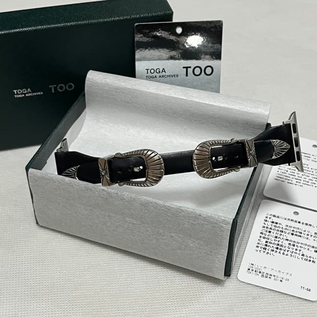 [41]토가 TOGA 더블 버클 애플워치 스트랩/블랙
