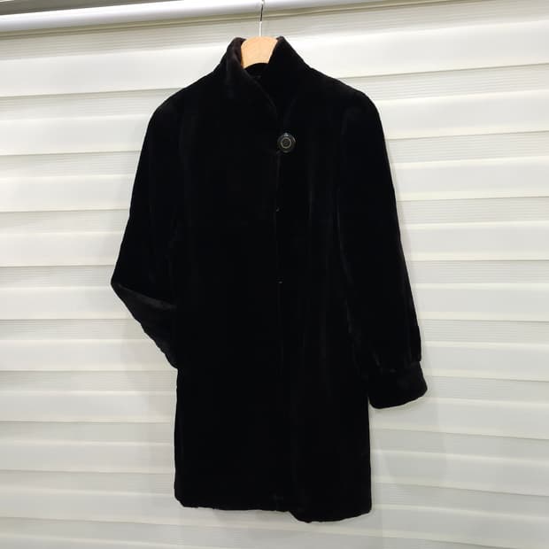 Roberto Valentino 깍은 사가밍크 코트- 우먼프리