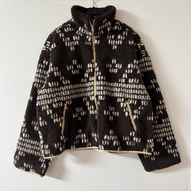 여자 뽀글이 크롭 점퍼