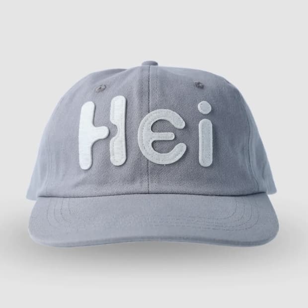 하이산 빅로고 펠트캡 라이트그레이