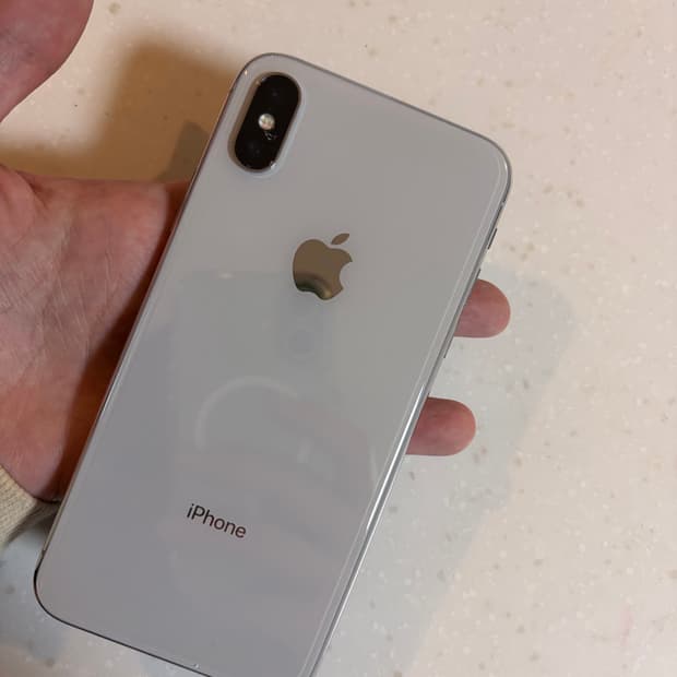 아이폰 x 실버 무음 256기기