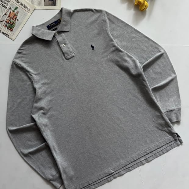 Polo 폴로랄프로렌 QR 그레이 카라티