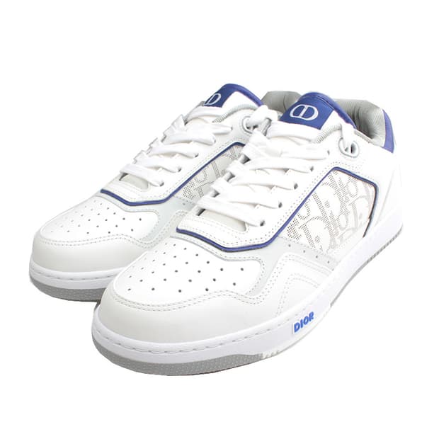 디올 로열블루 디테일 남성 스니커즈 40