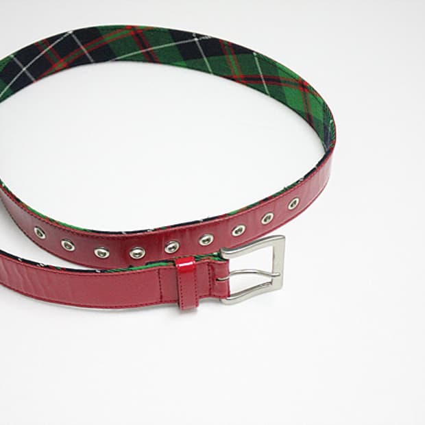 JUNYA WATANABE 준야와타나베 꼼데가르송 에나멜 벨트 새제품