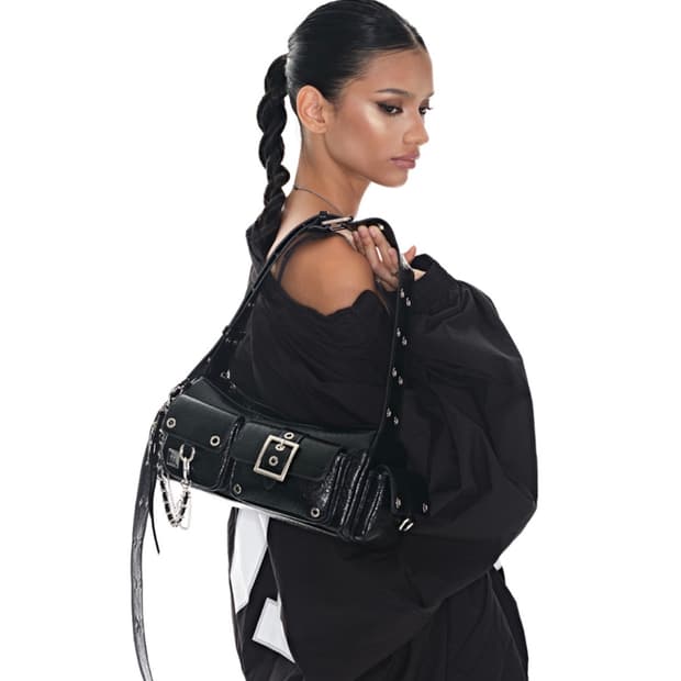 블랙퍼플 미니 포트리스 백 Mini Fortress Bag-Black