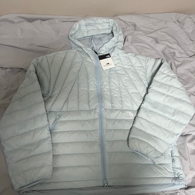 (XL) 노스페이스 코렐린 경량패딩 라이트블루 덕다운 새상품