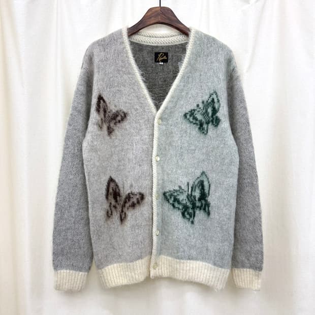 니들스 모헤어 빠삐용 가디건