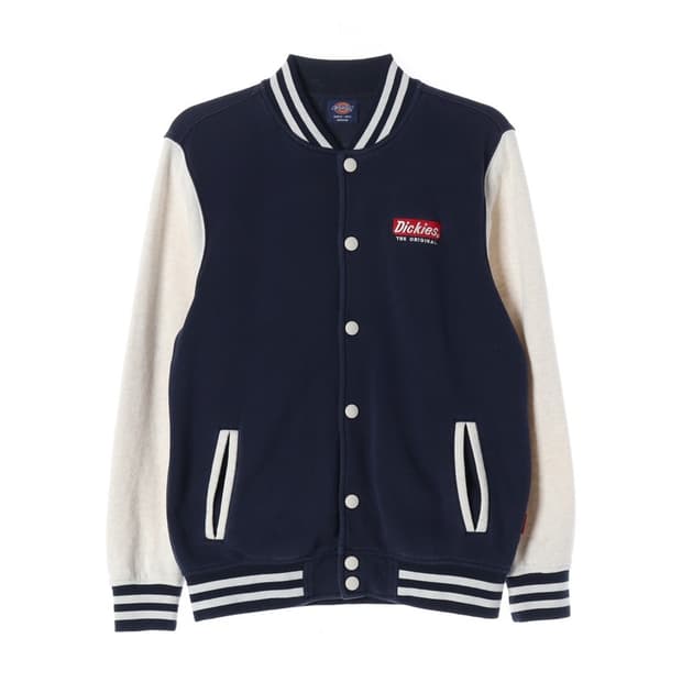디키즈 오리지널 로고 배색 바시티 자켓 M