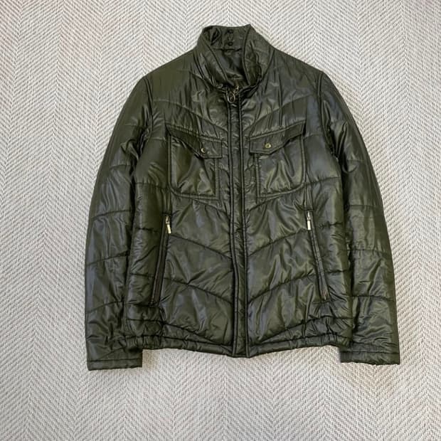 아바하우스 카키 경량 패딩 J03370