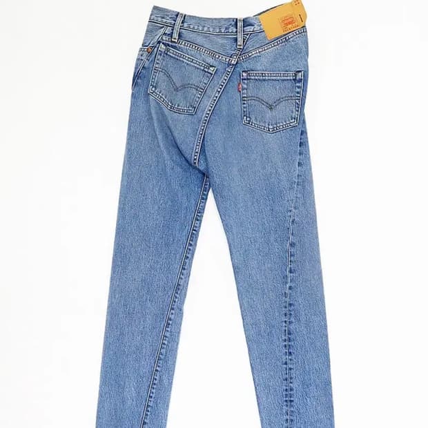 파세타즘 X 리바이스 콜라보레이션 트위스트 인디고 팬츠 5 사이즈