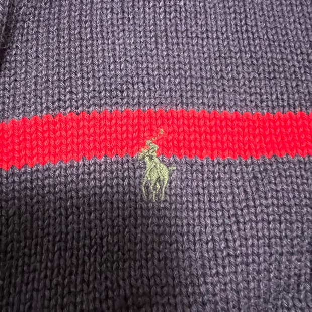 폴로 니트집업