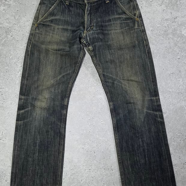 LEVIS 514 슬림 스트레이트 셀비지 데님 팬츠/742