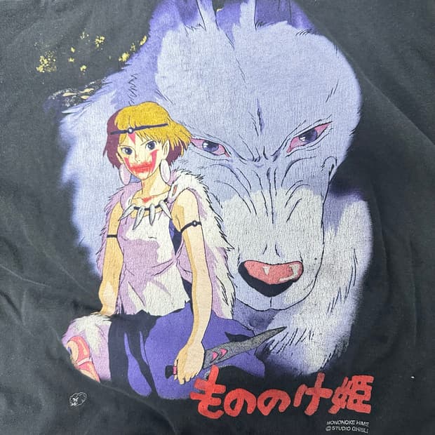 [L] 90s 모노노케히메 빈티지 티셔츠